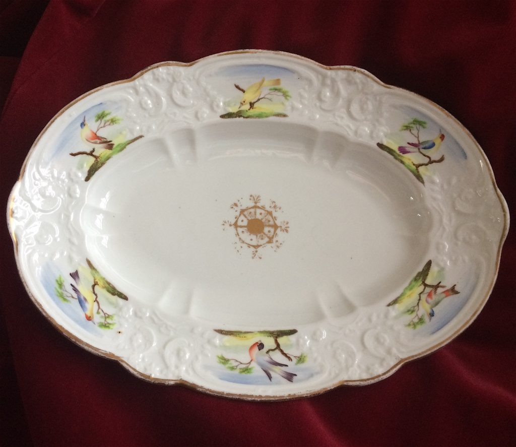 Swansea Oval William Pollard Decorated Dish C1816