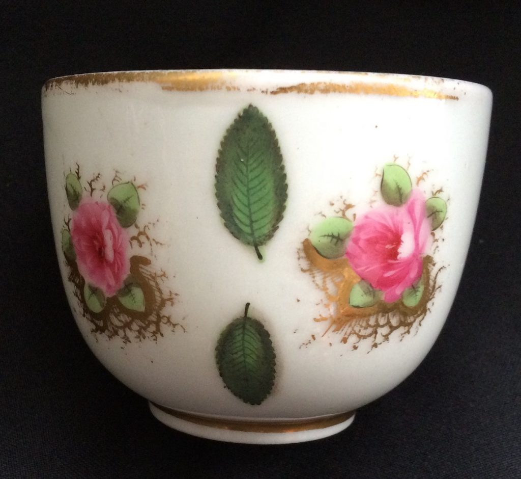 Very Rare Experimental Glassy Porcelain Swansea Porcelain Cup C1815